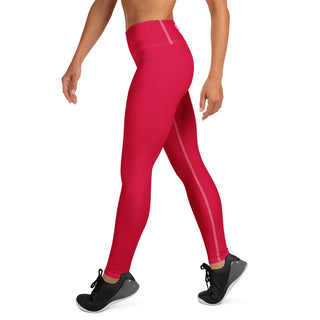Miss Photogenic SPORT Yoga Leggings - Red