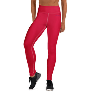 Miss Photogenic SPORT Yoga Leggings - Red