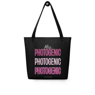 Miss Photogenic Triple Logo Tote Bag