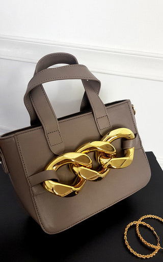 Bag with Extreme Chain Detail