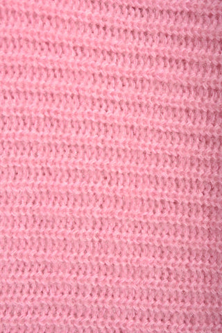 Cut Out Tie Bow Sleeve Detail Chunky Knitted Top