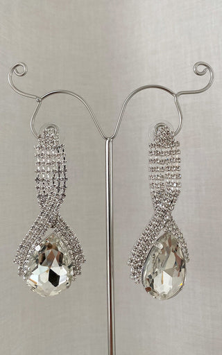 Diamante Drop Earrings