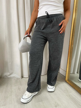 Drawstring Elastic Waist Lounge Trouser
