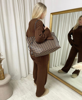 Knitted Long Sleeve Top and Trouser Co-ord Set