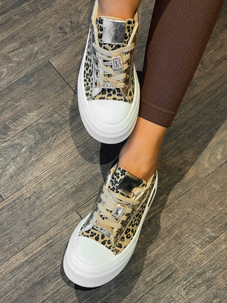 Lace Up Love Platform Trainers