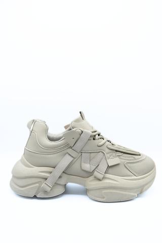 Lace Up Platform Chunky Trainers