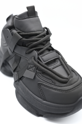 Lace Up Platform Chunky Trainers