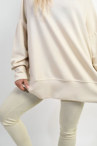 Long Sleeve Side Split Sweatshirt & Leggings Co-ord Set