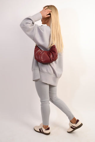 Long Sleeve Side Split Sweatshirt & Leggings Co-ord Set