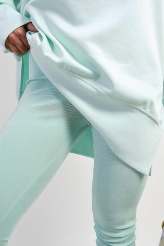Long Sleeve Side Split Sweatshirt & Leggings Co-ord Set