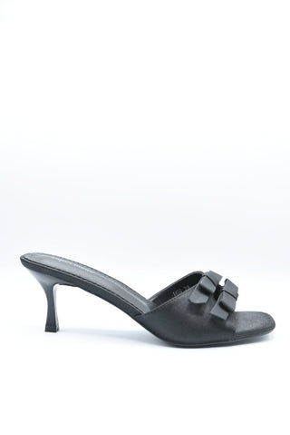 Open Toe Bow Detail High Heels