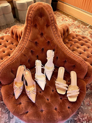 Open Toe Bow Detail High Heels