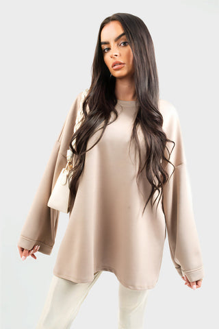 Oversized Long Sleeve Sweatshirt Top