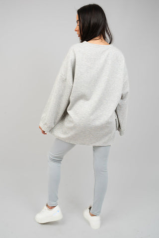 Oversized Long Sleeve Sweatshirt Top