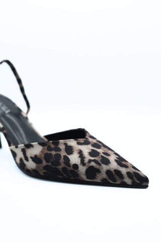 Pointed Toe Slingback High Heels