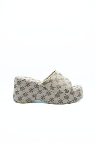Slip On Wedge Heel Sandal
