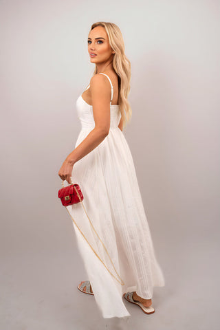 Spaghetti Strap Summer Maxi Dress