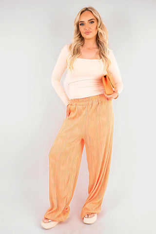 Square Neckline Long Sleeve Top