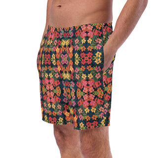 Aztec floral Swim Trunks Mr Photogenic