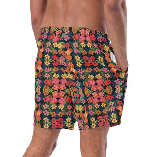 Aztec floral Swim Trunks Mr Photogenic
