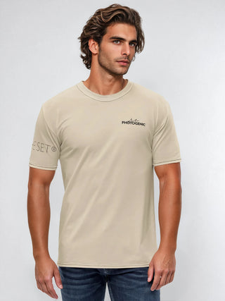 Club Photogenic T-Shirt - Taupe Mr