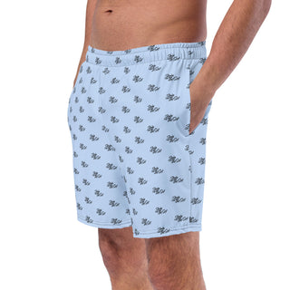 Join The Set All Over Print Swim Shorts - French Blue Mr Photogenic