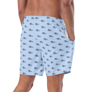 Join The Set All Over Print Swim Shorts - French Blue Mr Photogenic