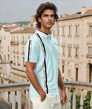 Join The Set Club Photogenic Polo Shirt - Aqua Mr