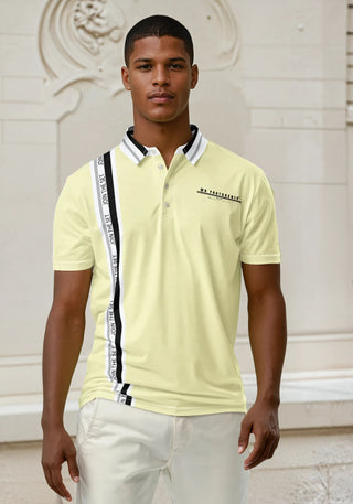 Join The Set Club Photogenic Polo Shirt - Yellow Mr
