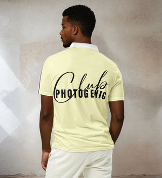 Join The Set Club Photogenic Polo Shirt - Yellow Mr