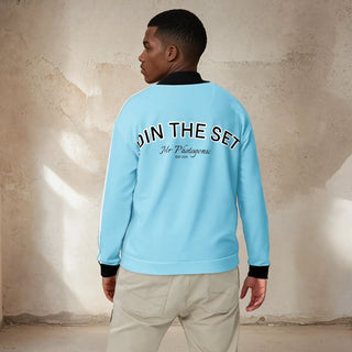 Join The Set Logo Reel Sweatshirt - Blue Mr Photogenic