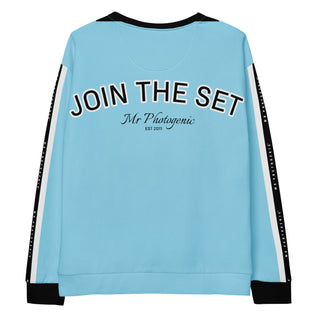 Join The Set Logo Reel Sweatshirt - Blue Mr Photogenic