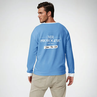 Join The Set Logo Reel Sweatshirt - French Blue Mr Photogenic