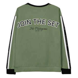 Join The Set Logo Reel Sweatshirt - Green Mr Photogenic