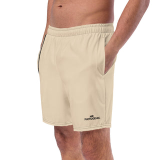 Join The Set Reel Swim Shorts - Beige Mr Photogenic
