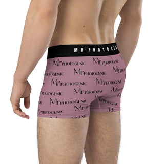 Mr Photogenic Logo Boxers - Dusky Plum