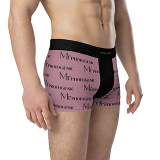 Mr Photogenic Logo Boxers - Dusky Plum