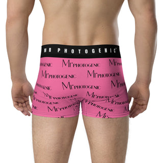 Mr Photogenic Logo Boxers - Pink