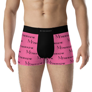Mr Photogenic Logo Boxers - Pink