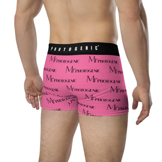 Mr Photogenic Logo Boxers - Pink