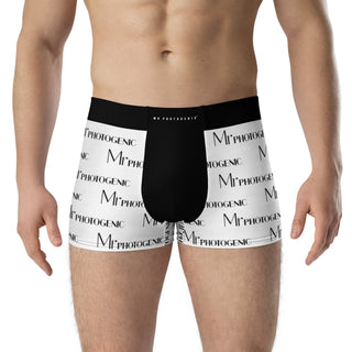 Mr Photogenic Logo Boxers - White
