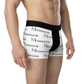 Mr Photogenic Logo Boxers - White