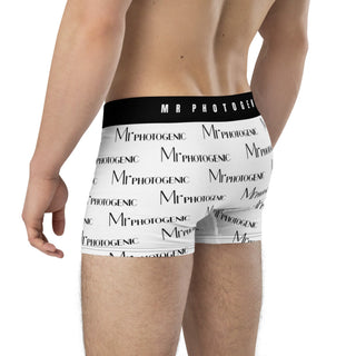 Mr Photogenic Logo Boxers - White