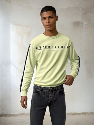 Logo Set Reel Sweatshirt - Yellow Mr Photogenic