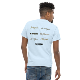 Multi Logo Mr Photogenic T-Shirt - Light Blue