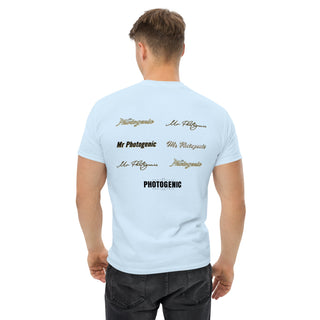 Multi Logo Mr Photogenic T-Shirt - Light Blue