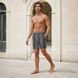 On Set Stripe Logo Shorts - Graphic Mr Photogenic
