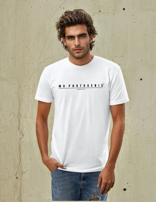 Mr Photogenic Racing Logo Slim Fit T-shirt - White