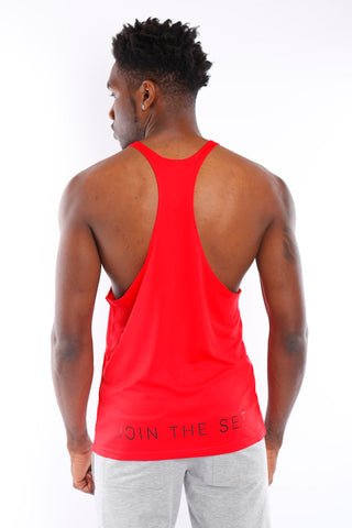 Red Join The Set® Muscle Vest Stringer Mr Photogenic
