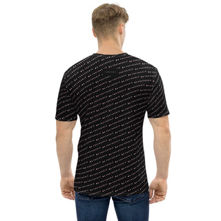Signature Logo All Over Print T-shirt - Black Mr Photogenic